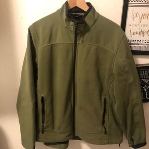 Land’s End boys sweater jacket size 18/ army green
